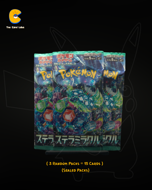 TCG Pokemon Stellar Miracle ( 3 Sealed Packs )