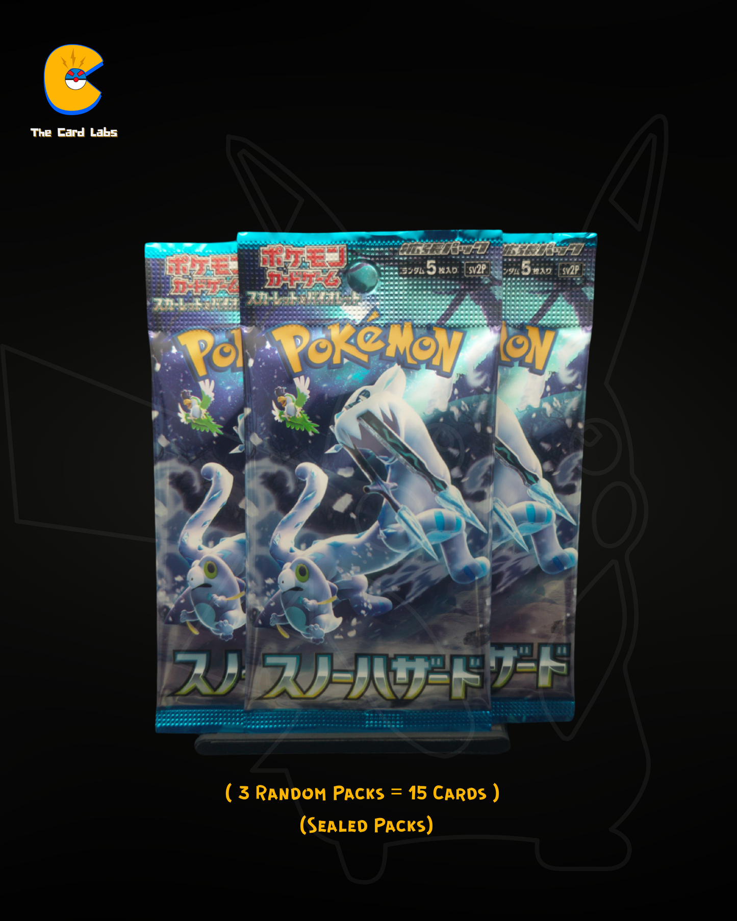 TCG Pokemon Snow Hazard ( 3 Sealed Packs )