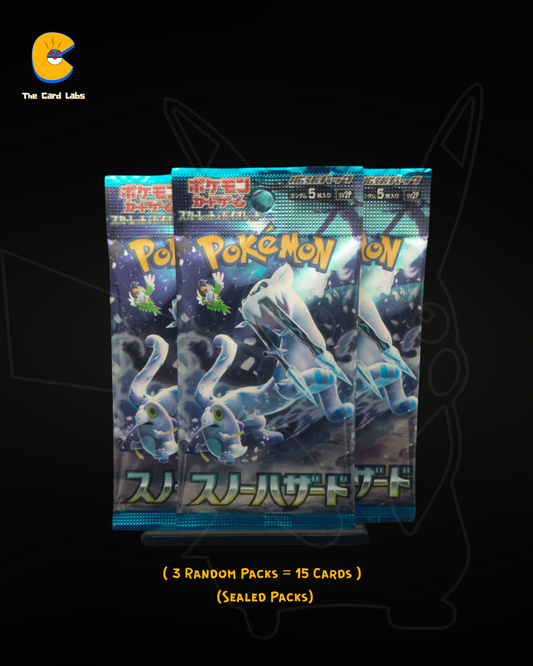 TCG Pokemon Snow Hazard ( 3 Sealed Packs )