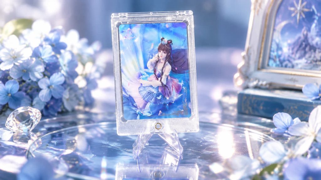 Blue Fantasy Character Card view 1