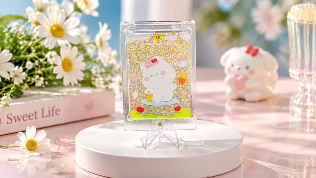 Floral Character Display Card view 1