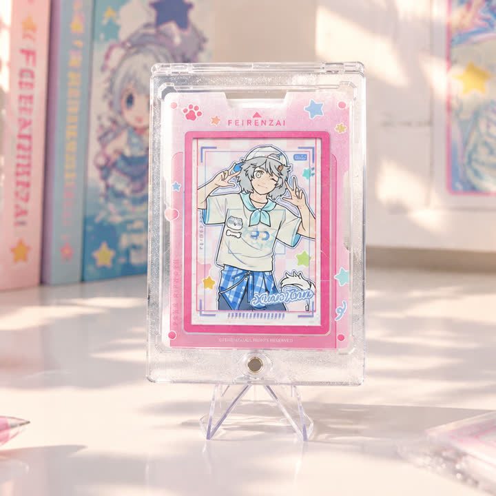 Pink Frame Landscape Card view 1